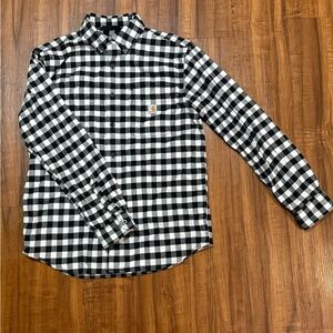 Carhartt Black and White Checkered Shirt